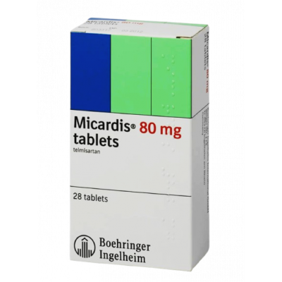 MICARDIS 80 MG ( TELMISARTAN ) 28 TABLETS